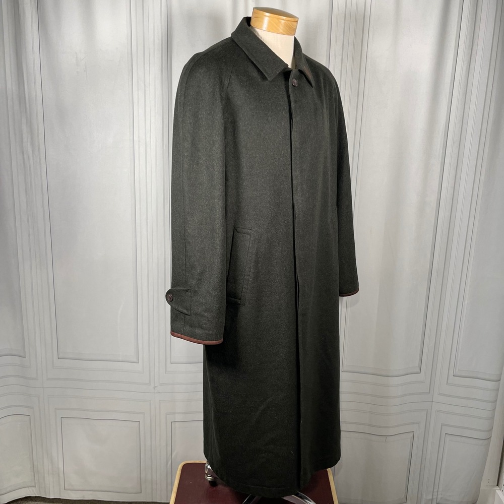 Schneiders Salzburg "Michael" Wool‎ Alpaca Jacket•Leather Trim•Loden Green•US 42 - Picture 3 of 15
